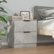 Bedside Cabinets 2 pcs Smoked Oak Engineered Wood