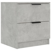 Bedside Cabinets 2 pcs Smoked Oak Engineered Wood