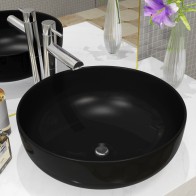 Basin Ceramic Round Black...