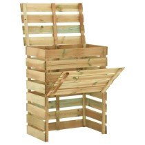 Slatted Garden Composter 2pcs 80x50x100 cm Impregnated Pinewood