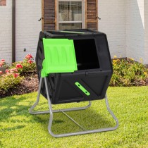 Tumbling Composter 60x43x74 cm 70 L Polypropylene