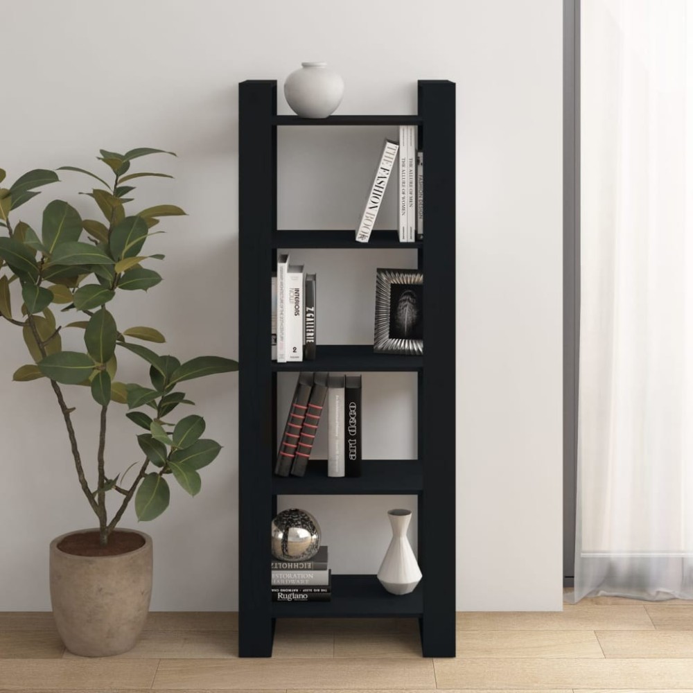 Book Cabinet/Room Divider White 60x35x160 cm Solid Wood