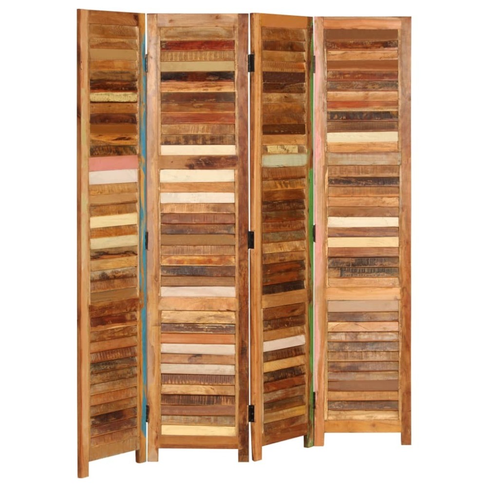 Room Divider Solid Reclaimed Wood 170 cm