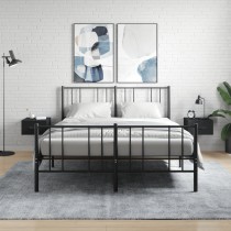 Wall-mounted Bedside Cabinet Concrete Grey 35x35x20 cm