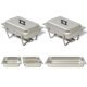 3 Piece Chafing Dish Set Stainless Steel