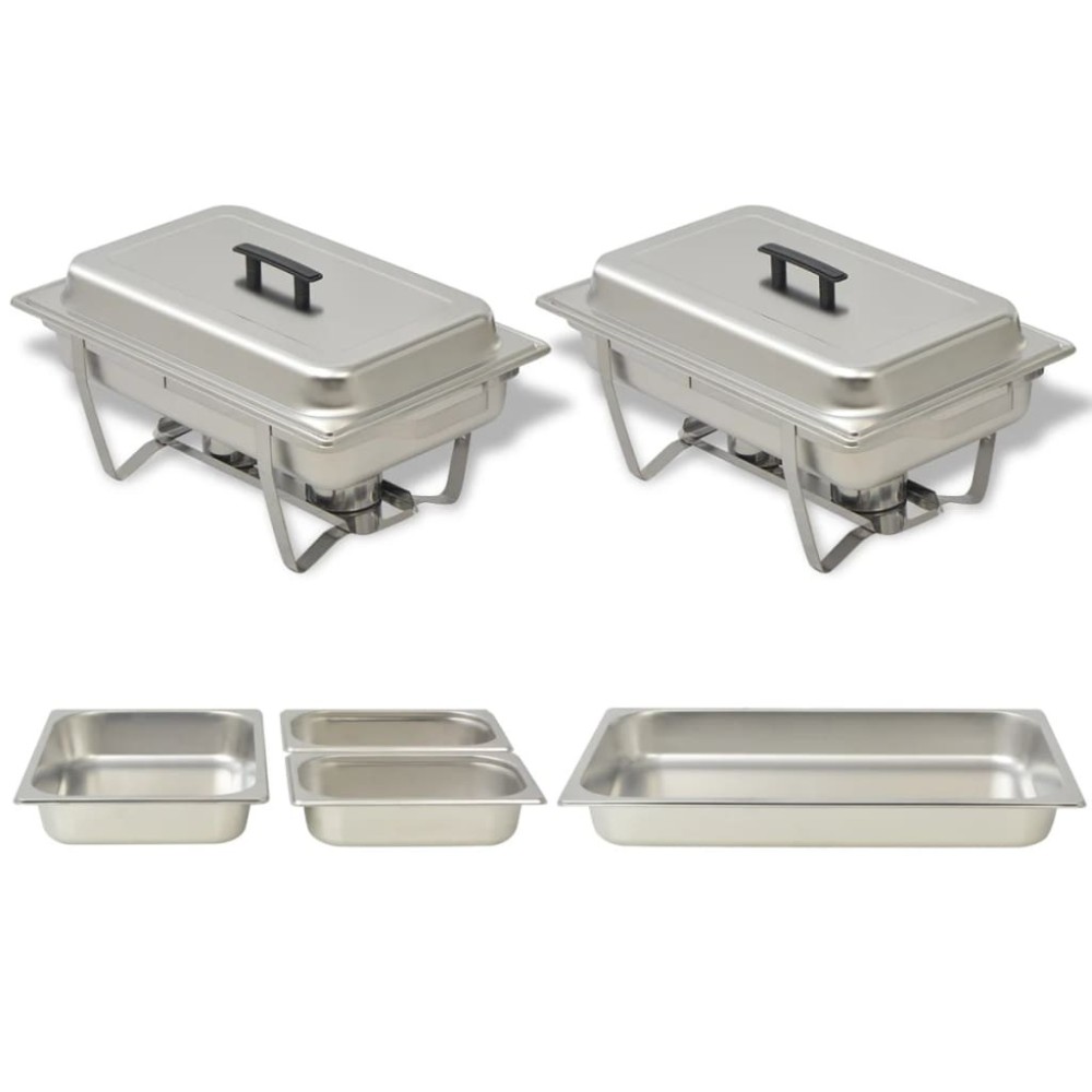 Chafing Dish Set 2-tlg. Edelstahl