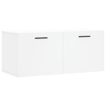 Wall Cabinet Smoked Oak 100x36.5x35 cm Engineered Wood