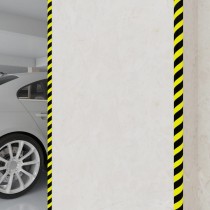 Corner Protectors 2 pcs Yellow&Black 4.5x4.5x104 cm PU