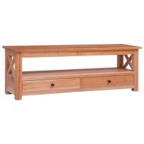 TV Cabinet Brown 115x30x40 cm Solid Mahogany Wood