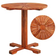 Bistro Table 70x70 cm Solid...