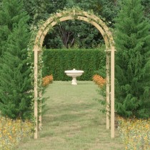 Arch with Trellis 141x97x243 cm Impregnated Solid Wood Pine