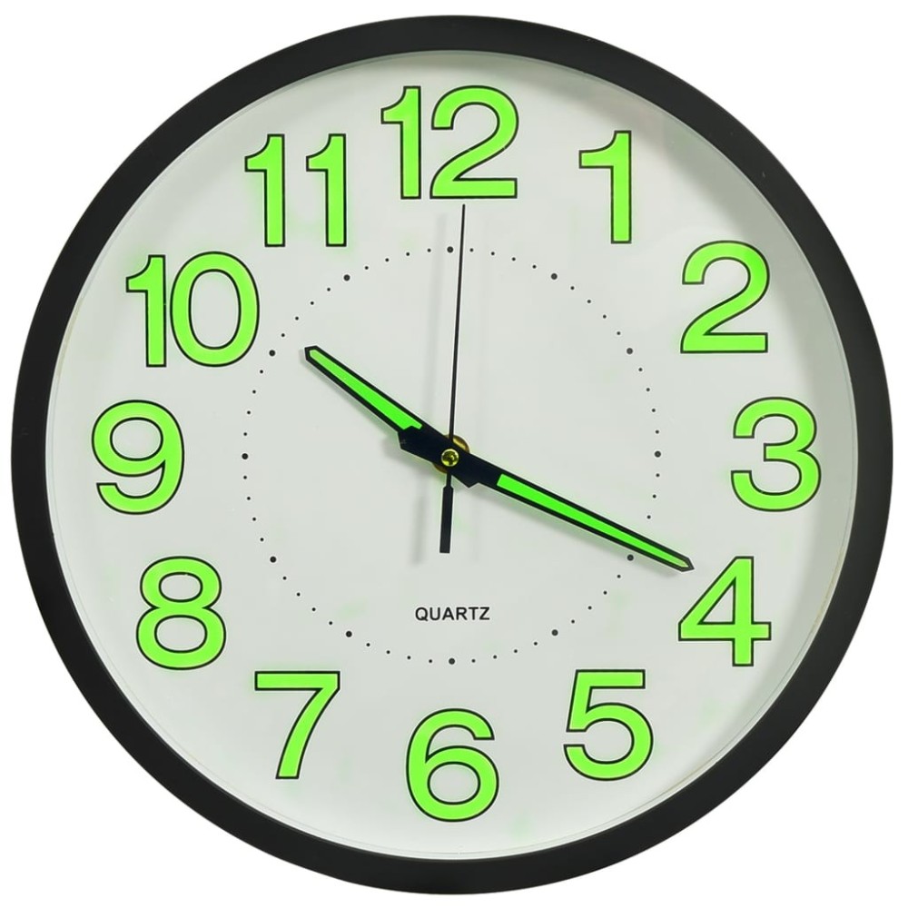 Luminous Wall Clock White 30 cm