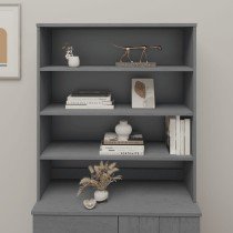 Top for Highboard HAMAR Light Grey 90x30x100cm Solid Wood Pine
