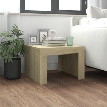 Coffee Table White 50x50x35 cm Engineered Wood