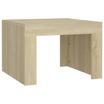 Coffee Table White 50x50x35 cm Engineered Wood