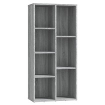 Book Cabinet Concrete Grey 50x25x106 cm Engineered Wood