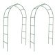 Garden Arch 2 pcs Climbing Plants