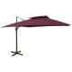 Cantilever Umbrella with Double Top Anthracite 400x300 cm