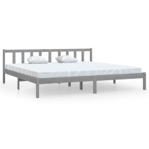 Bed Frame Solid Wood Pine 135x190 cm Double