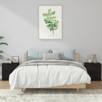 Bedside Cabinets 2 pcs Smoked Oak Engineered Wood