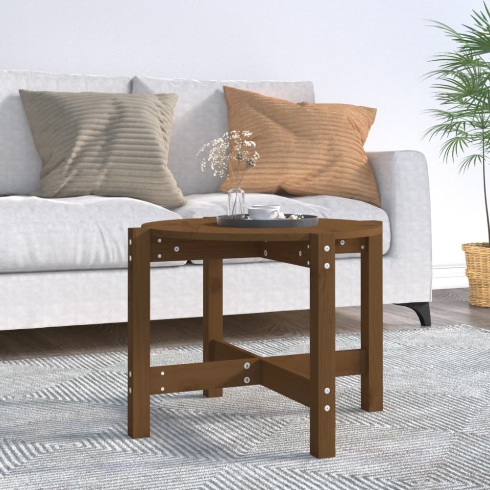 Coffee Table Grey   42.5x45 cm Solid Wood Pine