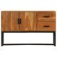 Sideboard Braun 110x30x70 cm Massivholz Akazie