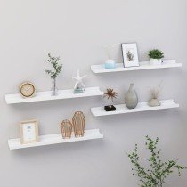 Wall Shelves 2 pcs Concrete Grey 40x9x3 cm