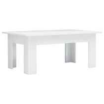 Coffee Table High Gloss Grey 100x60x42 cm Engineered Wood