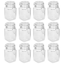 Glass Jam Jars with Lock 12 pcs 260 ml