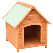 Hundehütte Kiefernholz & Tannenholz Massiv 72x85x82 cm