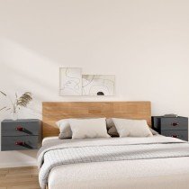 Wall-mounted Bedside Cabinet Honey Brown 50x36x40 cm