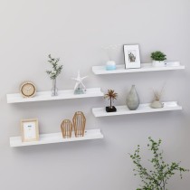 Wall Shelves 2 pcs Concrete Grey 40x9x3 cm