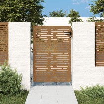 Garden Gate 85x100 cm Corten Steel Square Design