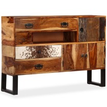 Sideboard Solid Mango Wood 115x30x80 cm