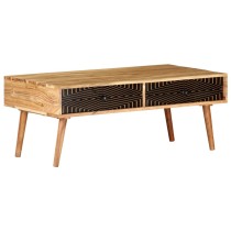 Coffee Table 100x50x39 cm Solid Acacia Wood