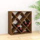 Wine Cabinet 62x25x62 cm Solid Wood Pine