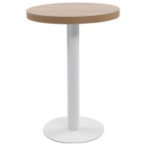 Bistro Table Dark Brown 50 cm MDF