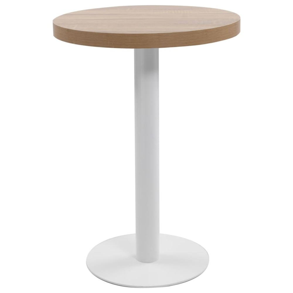 Bistro Table Dark Brown 50 cm MDF