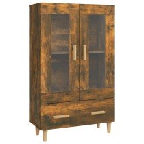 Highboard Black 70x31x115 cm Engineered Wood