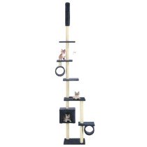 Cat Tree with Sisal Scratching Posts 260 cm Beige