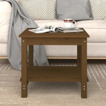 Coffee Table Grey 110x55x45 cm Solid Wood Pine