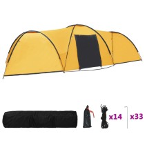 Camping-Zelt Iglu 650x240x190 cm 8 Personen Blau