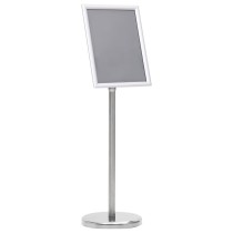 A4 Pedestal Poster Stand Black Aluminium Alloy