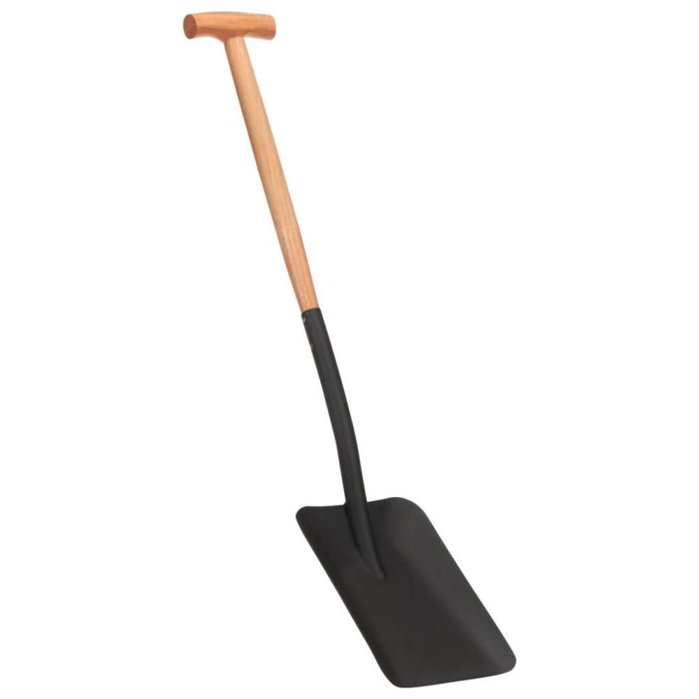 Garden Shovel T Grip Steel and Hardwood