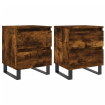 Bedside Cabinets 2 pcs Sonoma Oak 40x35x50 cm Engineered Wood