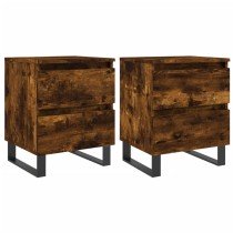 Bedside Cabinets 2 pcs Sonoma Oak 40x35x50 cm Engineered Wood