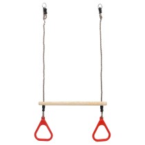 Trapeze Swing Bar with Rings