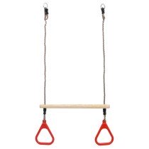 Trapeze Swing Bar with Rings