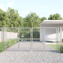 Mesh Garden Gate Anthracite 300x175 cm Galvanised Steel