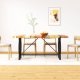 Dining Table Solid Rough Mango Wood 180 cm